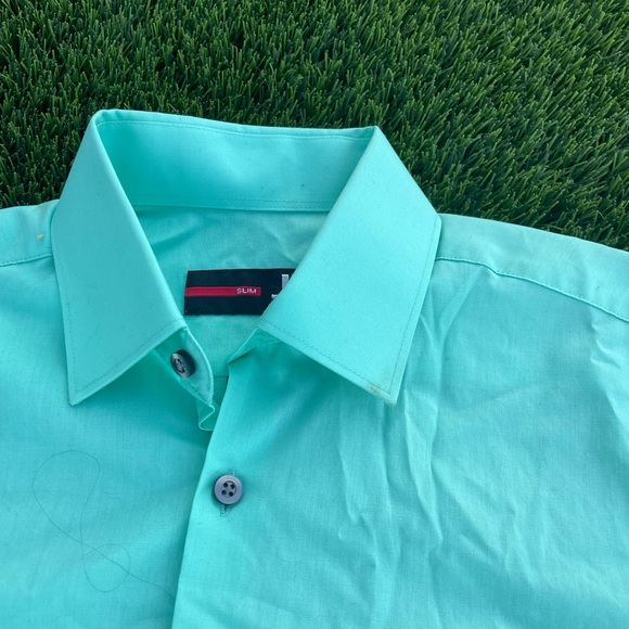 Turquoise Button Up - Picture 3 of 5